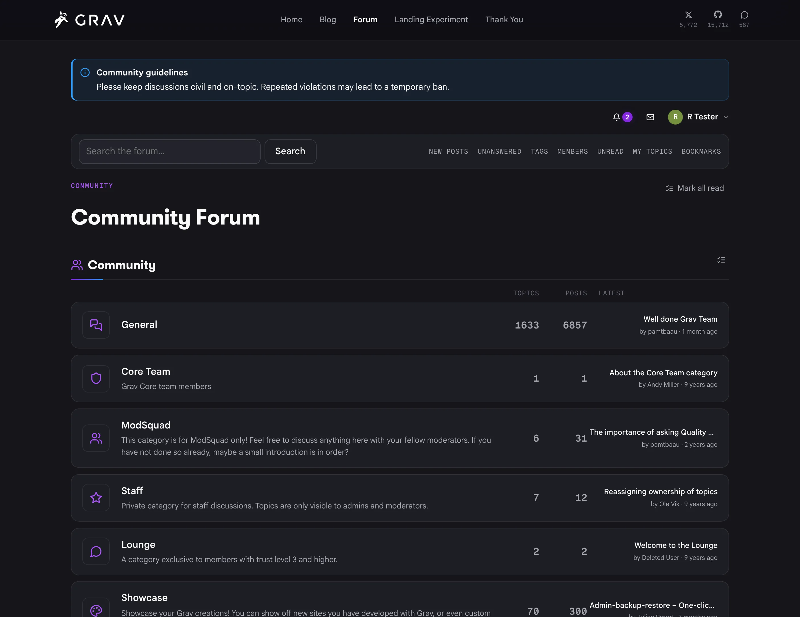 Forum Index