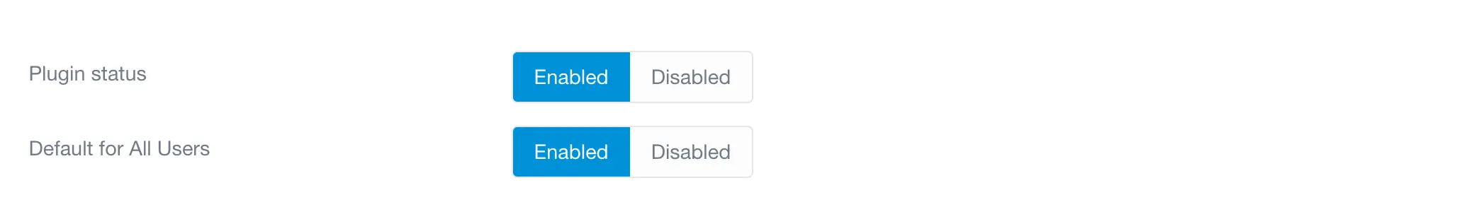 Default for all