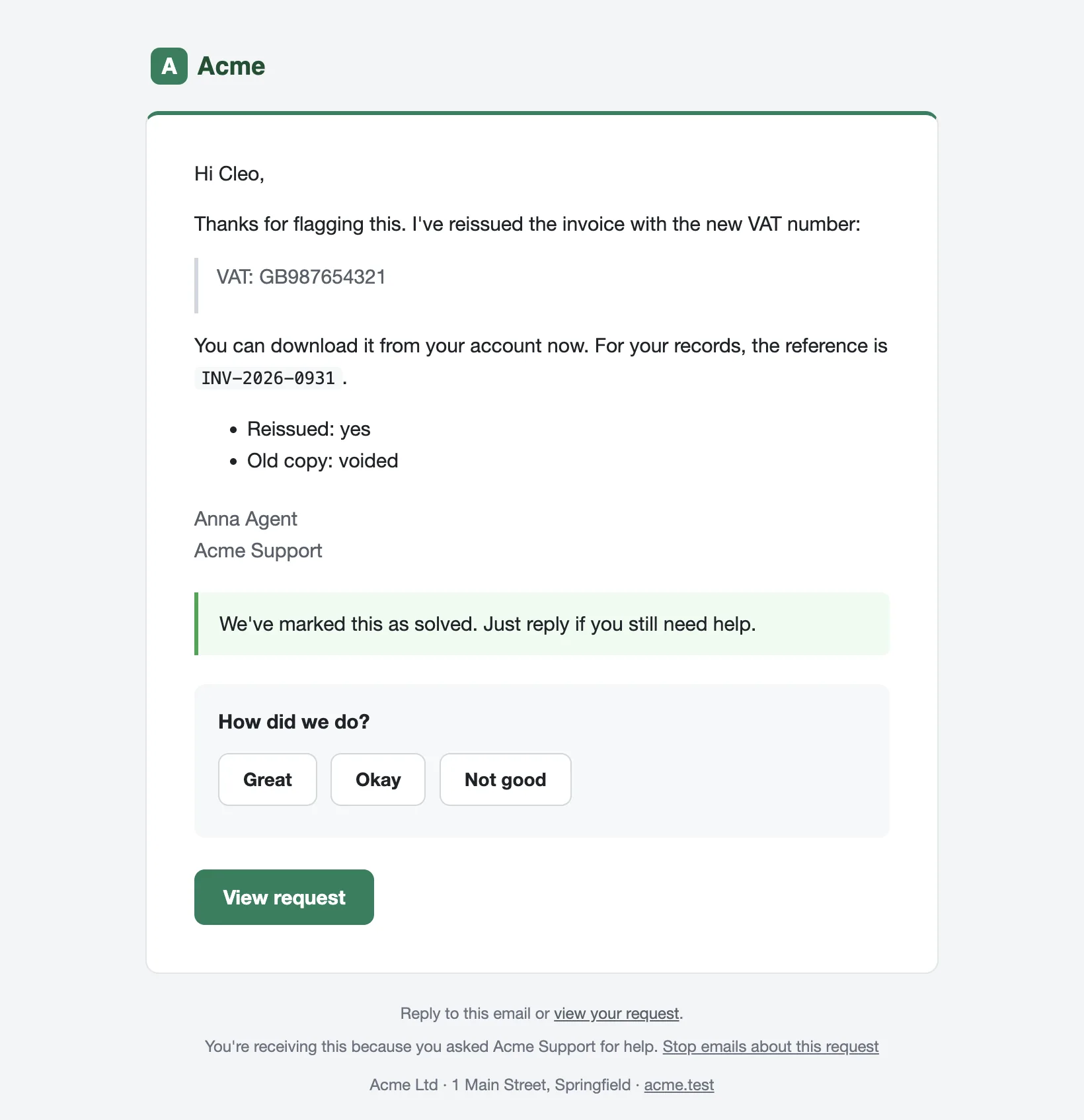 Email that reads like a person wrote it