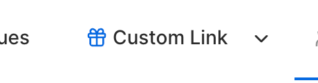 Custom Menu Link